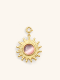 Sunburst Charm (Interchangeable) – 18K Gold Plated Stainless Steel