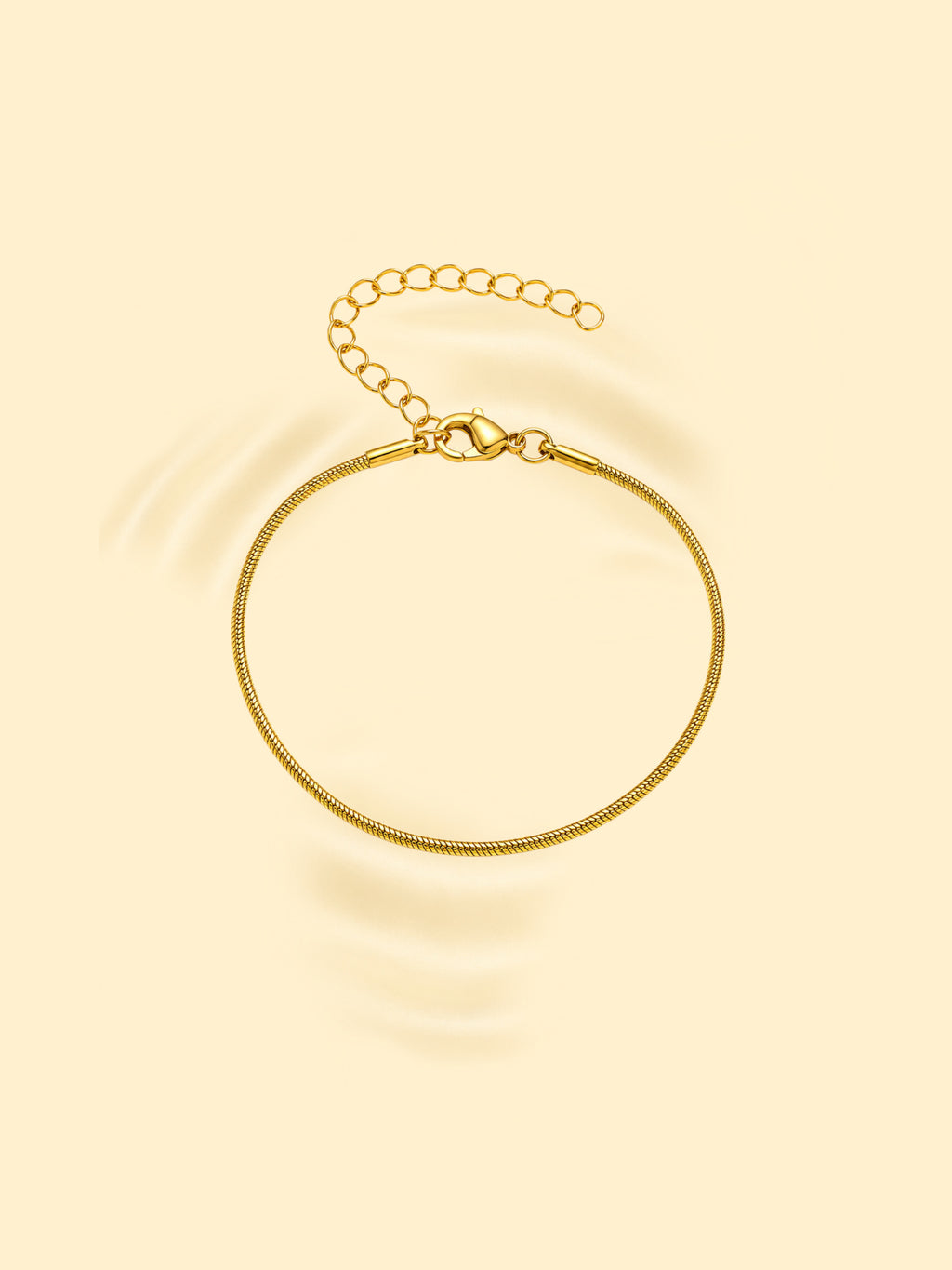 18K Gold Plated Snake Chain Bracelet