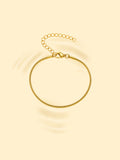 18K Gold Plated Snake Chain Bracelet