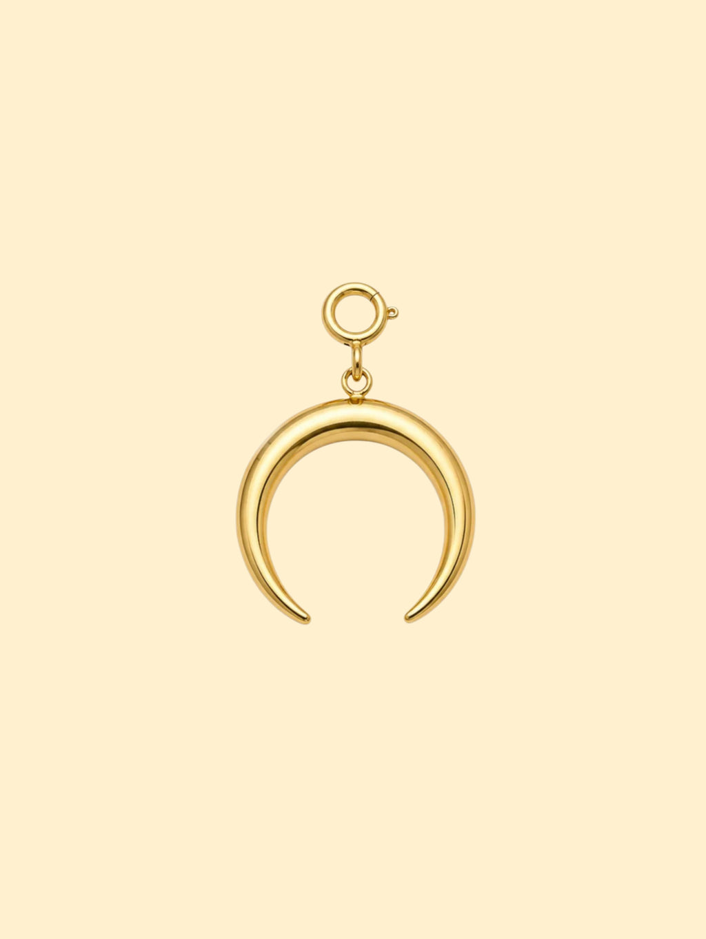 Gold Moon Charm (Interchangeable) – 18k Gold plated Stainless Steel