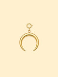 Gold Moon Charm (Interchangeable) – 18k Gold plated Stainless Steel