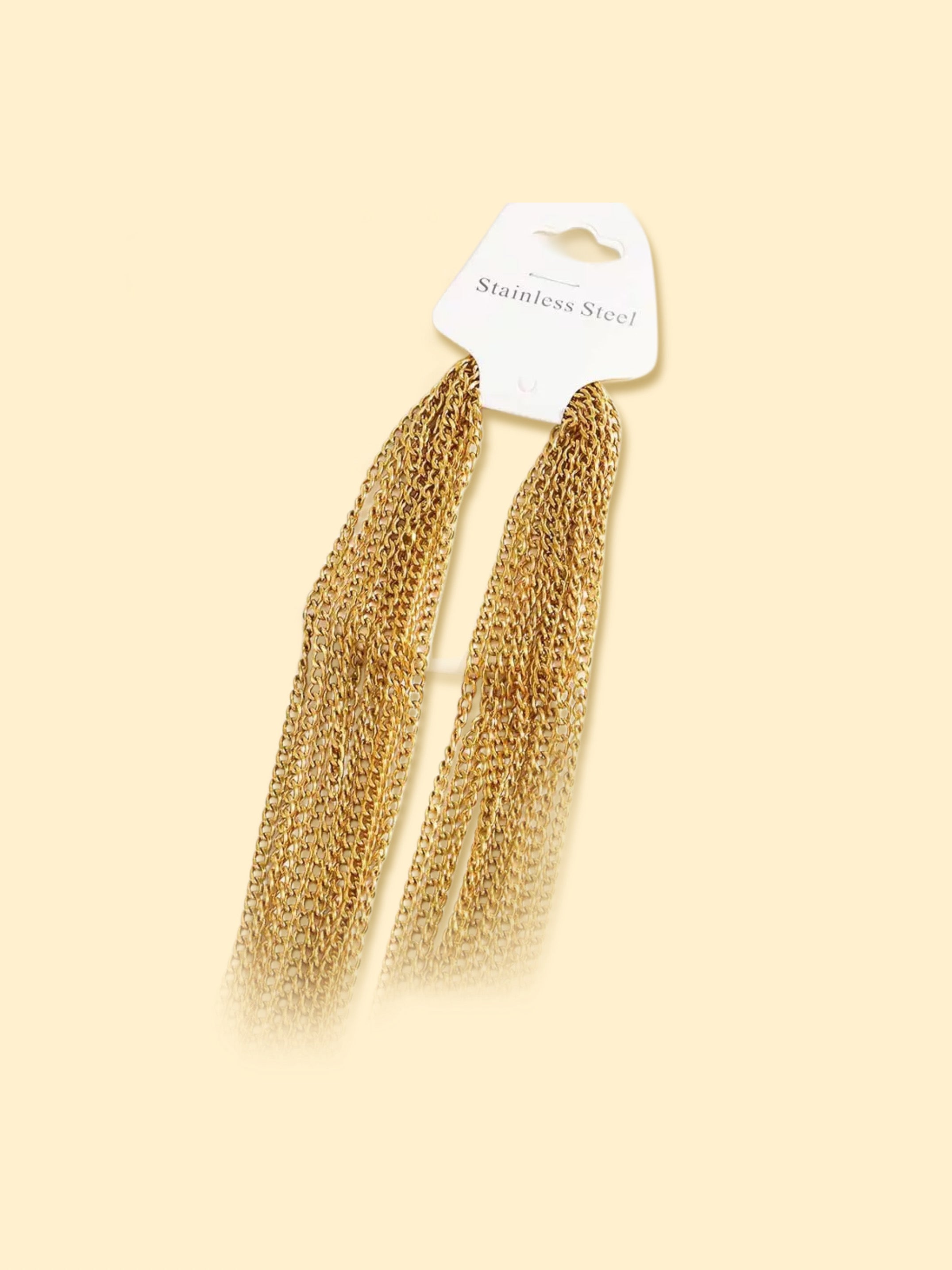 Classic Design Chain Necklace – 18K Gold Plated Stainless Steel
