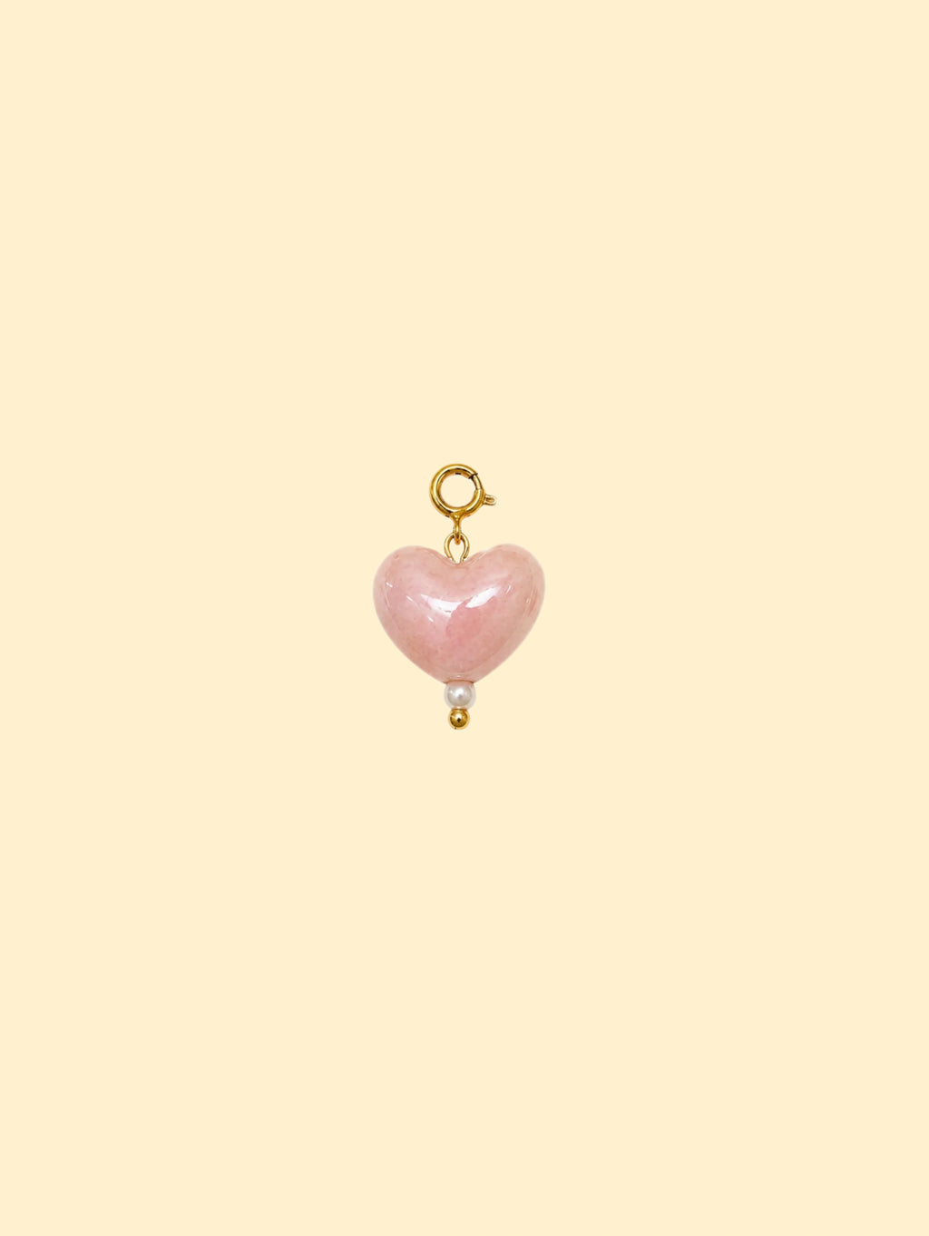 Blush Heart Charm (Interchangeable)