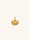 Scallop Shell Charm (Interchangeable) – 18K Gold Plated Stainless Steel