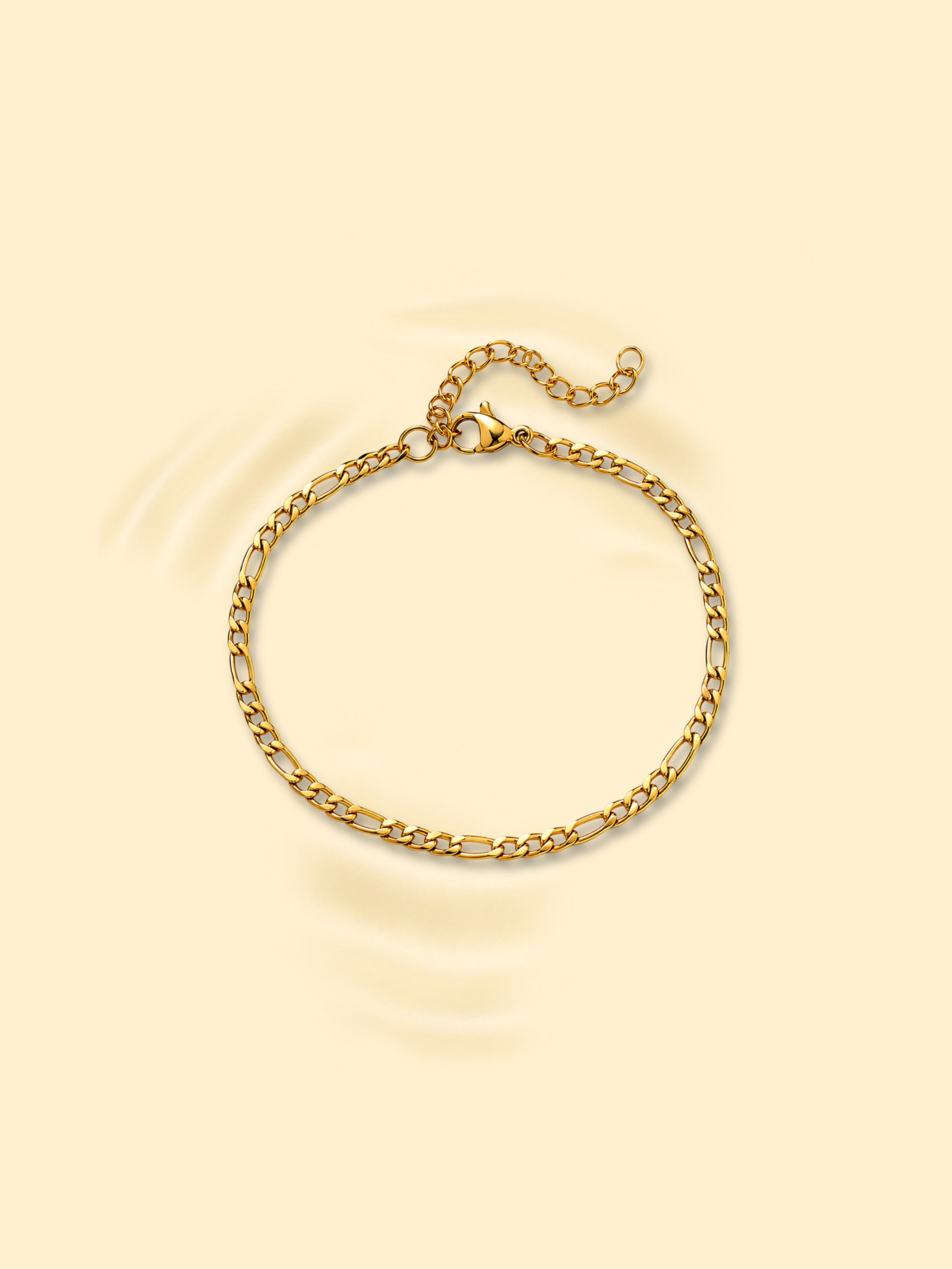 Classic Design Chain Bracelet – 18K Gold Plated Stainless Steel