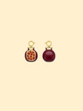 Pomegranate Charm Pendant 14K Gold Plated Alloy