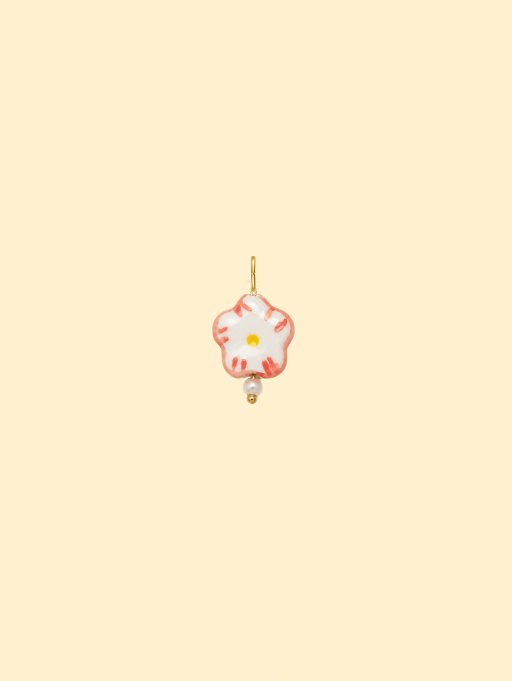 Blush Stroke Flower Charm (Interchangeable)