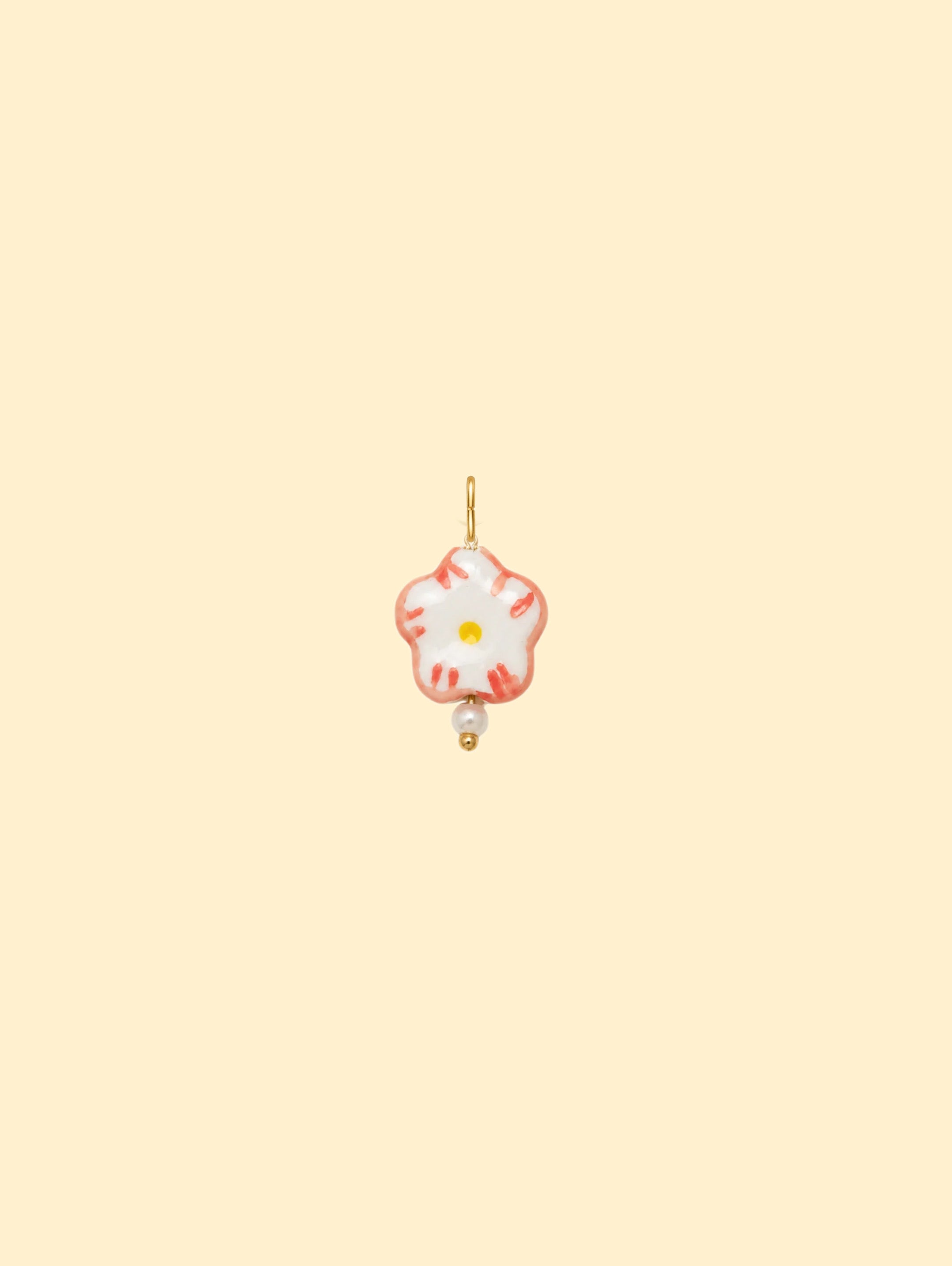 Blush Stroke Flower Charm (Interchangeable)