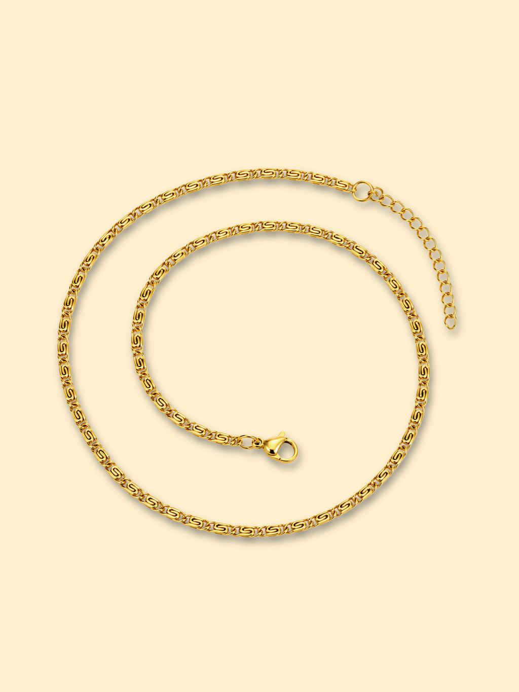 Classic Chain Necklace – 18K Gold Plated Stainless Steel