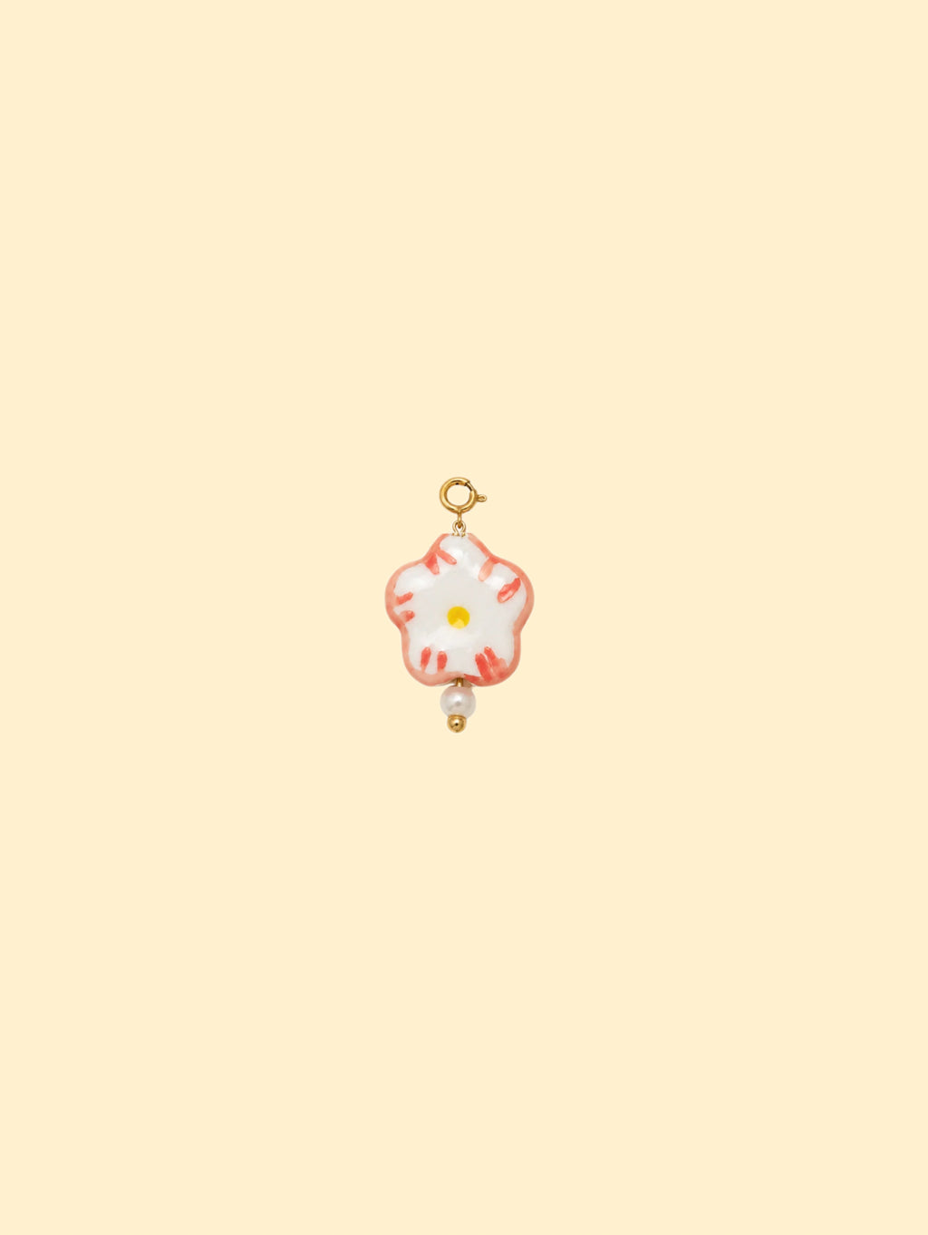 Blush Stroke Flower Charm (Interchangeable)