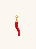 Red Chili Charm (Interchangeable) – 18K Gold Plated Stainless Steel