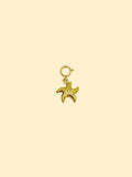 Starfish Charm Pendant 18K Gold Plated Stainless Steel