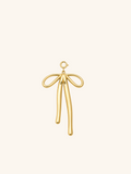 Gold Bow Charm (Interchangeable) – 18K Gold Plated Stainless Steel