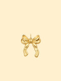 Gold Bow Charm (Interchangeable) – 18k Gold plated Stainless Steel