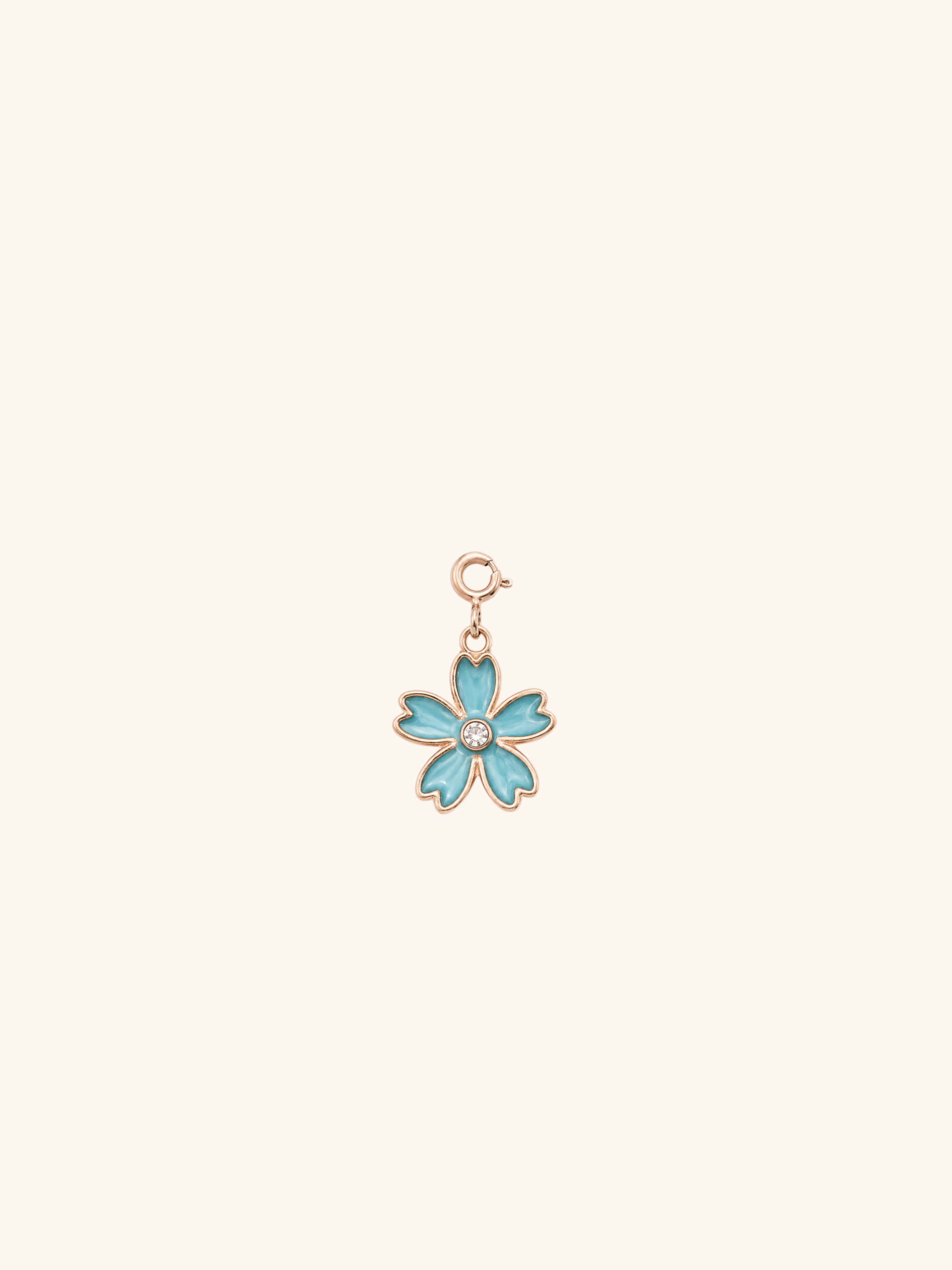 Blue Flower Charm (Interchangeable) – alloy