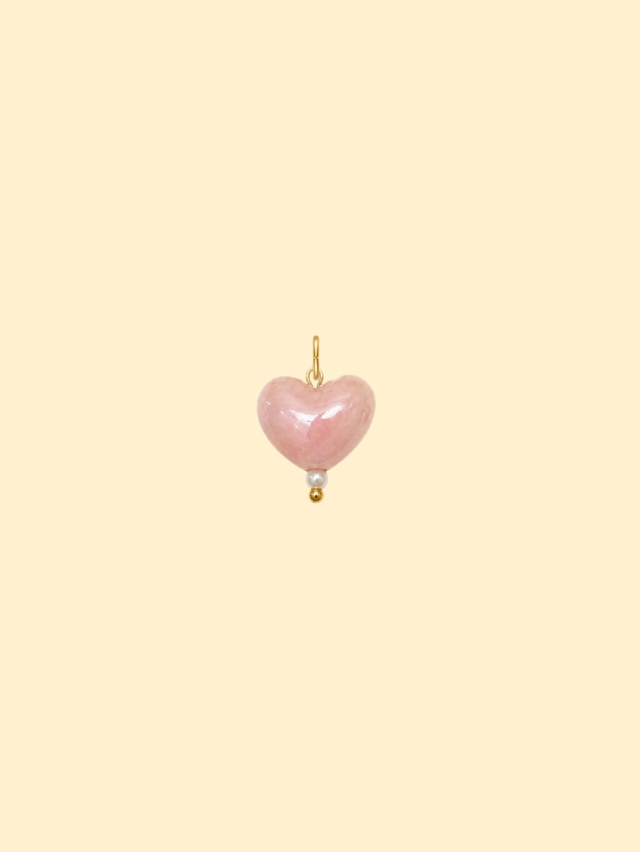 Blush Heart Charm (Interchangeable)