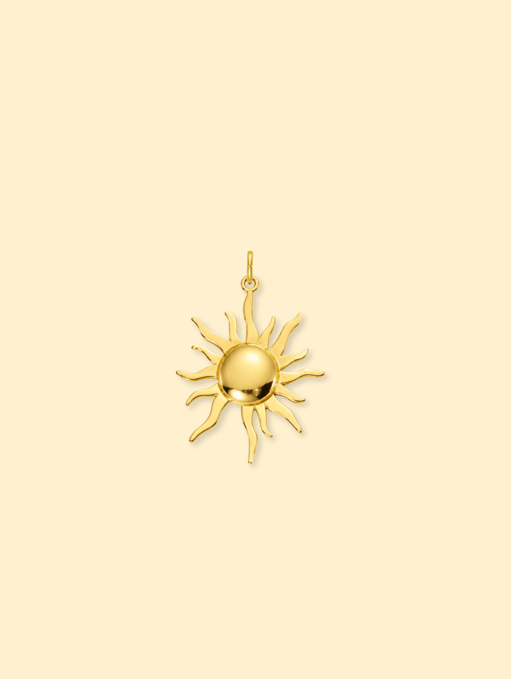 Sun Charm (Interchangeable) – 18K Gold Plated Stainless Steel