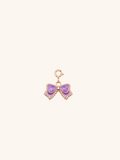 Purple Bow Charm (Interchangeable) – alloy