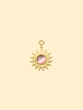 Sunburst Charm (Interchangeable) – 18K Gold Plated Stainless Steel