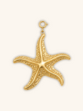 Gold Starfish Charm (Interchangeable) – 18K Gold Plated Stainless Steel
