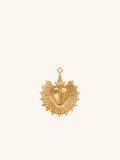Sacred Heart Charm (Interchangeable) – 18K Gold Plated Stainless Steel