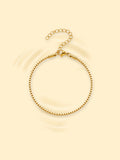 18K Gold Plated Box Chain Bracelet