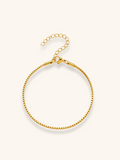 18K Gold Plated Box Chain Bracelet