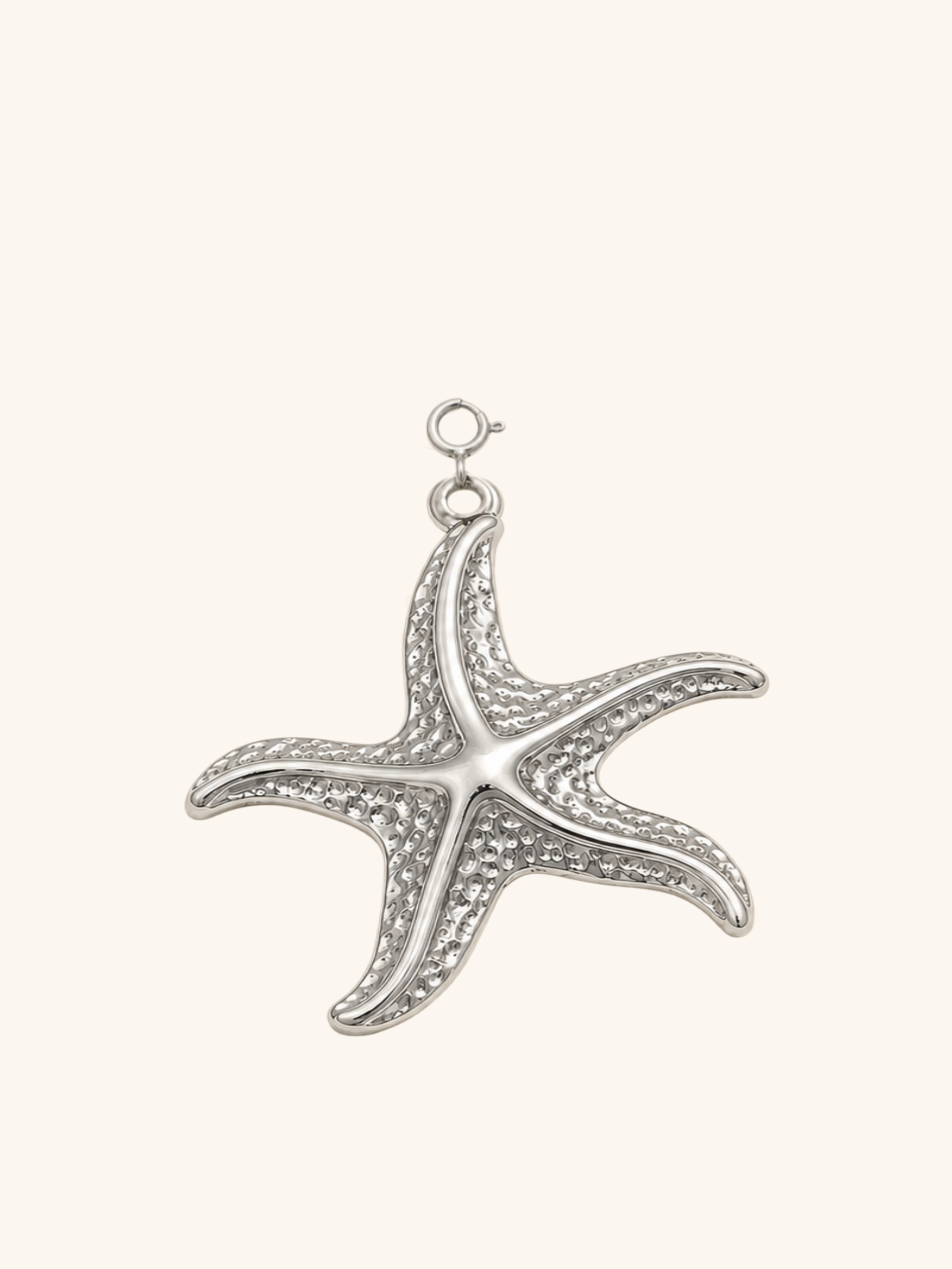 Silver Starfish Charm (Interchangeable) – Stainless Steel