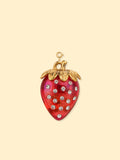 Strawberry Charm (Interchangeable) – 18K Gold Plated Stainless Steel
