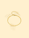Classic Box Chain Bracelet – 18K Gold Plated Stainless Steel