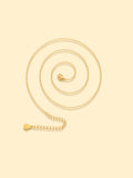 18K Gold Plated Minimal Cable Chain Necklace