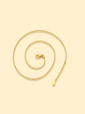 18K Gold Plated Slim Snake Chain Necklace