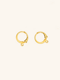 Gold Plated Stainless Steel Mini Hoop