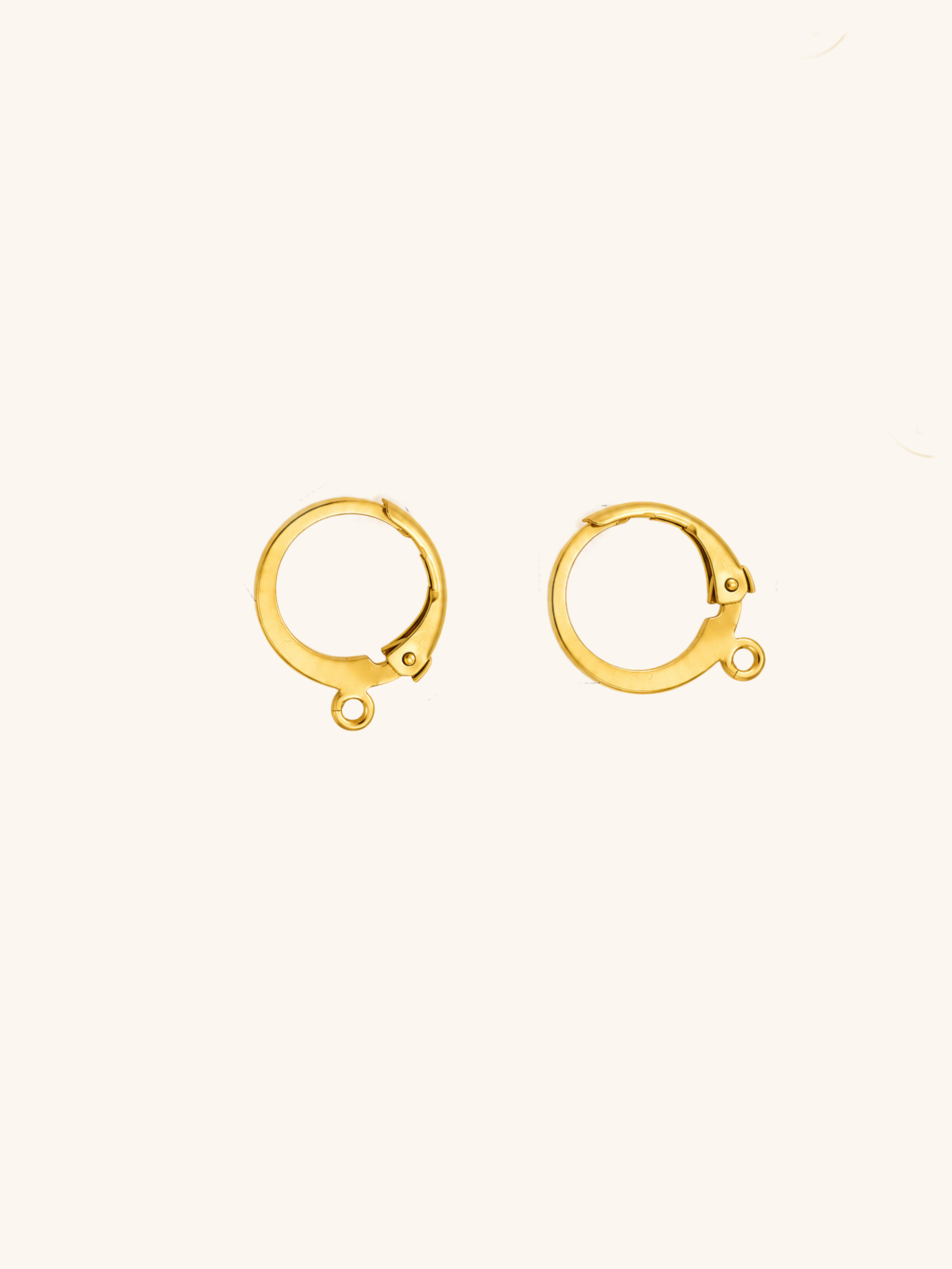 Gold Plated Stainless Steel Mini Hoop