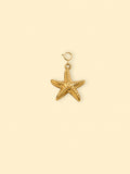 Starfish Charm (Interchangeable) – 18K Gold Plated Stainless Steel