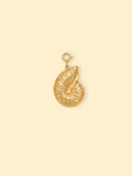 Nautilus Shell Charm (Interchangeable) – 18K Gold Plated Stainless Steel