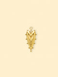 Heart Shield Charm (Interchangeable) – 18K Gold Plated Stainless Steel