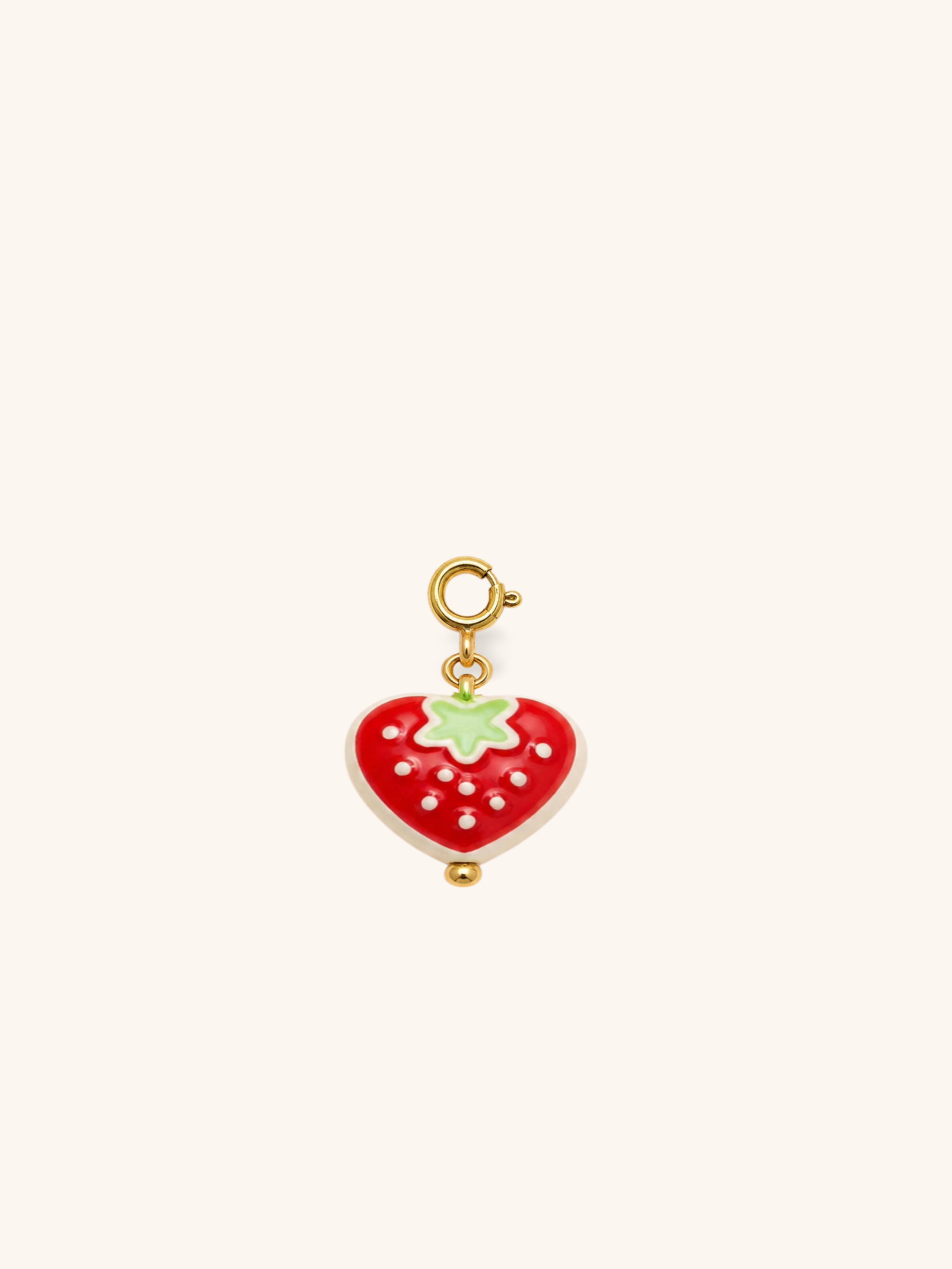 Strawberry Heart Charm (Interchangeable)