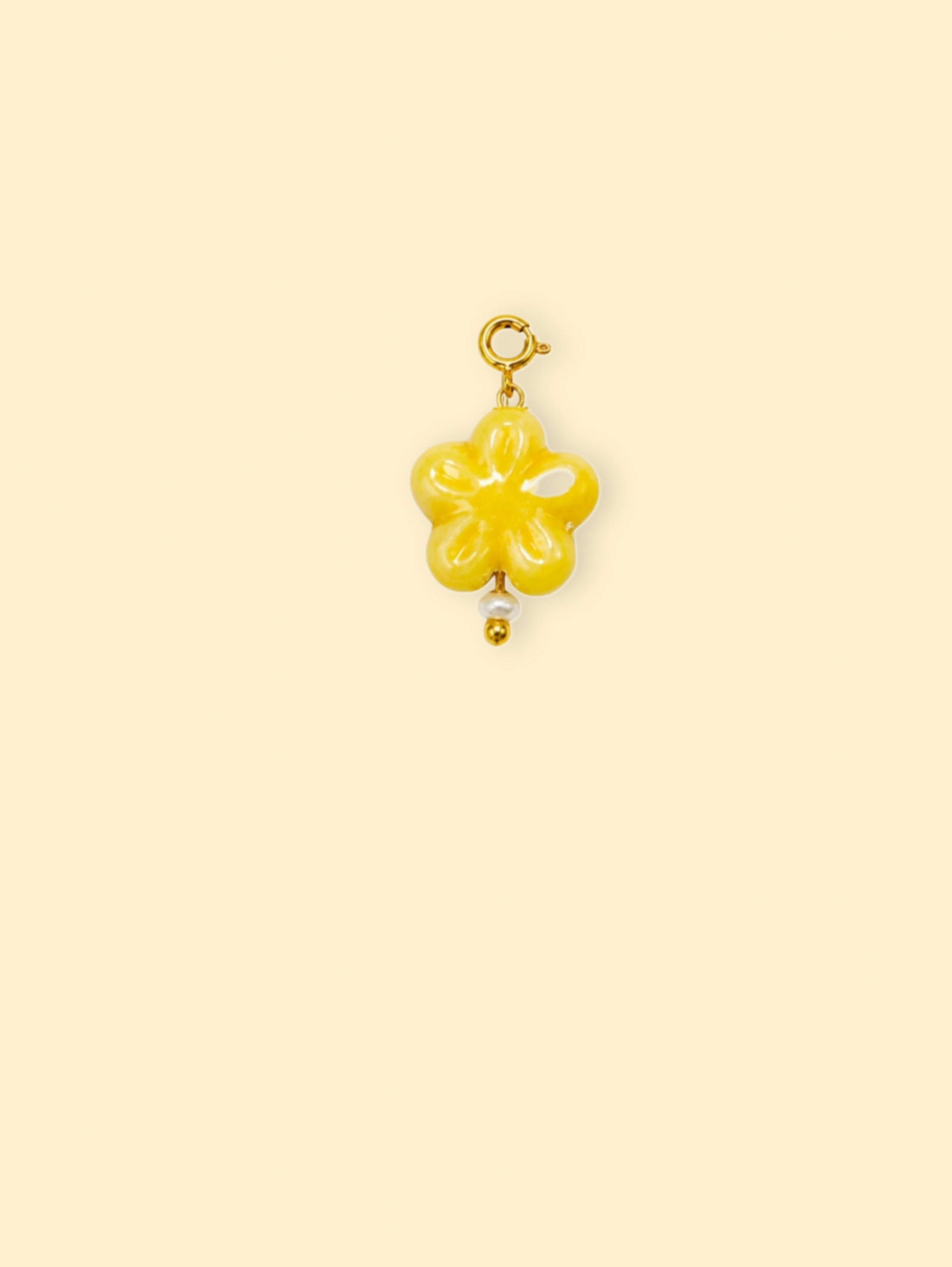 Yellow Small Flower Charm (Interchangeable)