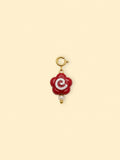 Red Swirl Flower Charm (Interchangeable)