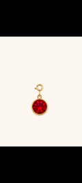Red Crystal Charm (Interchangeable) – alloy