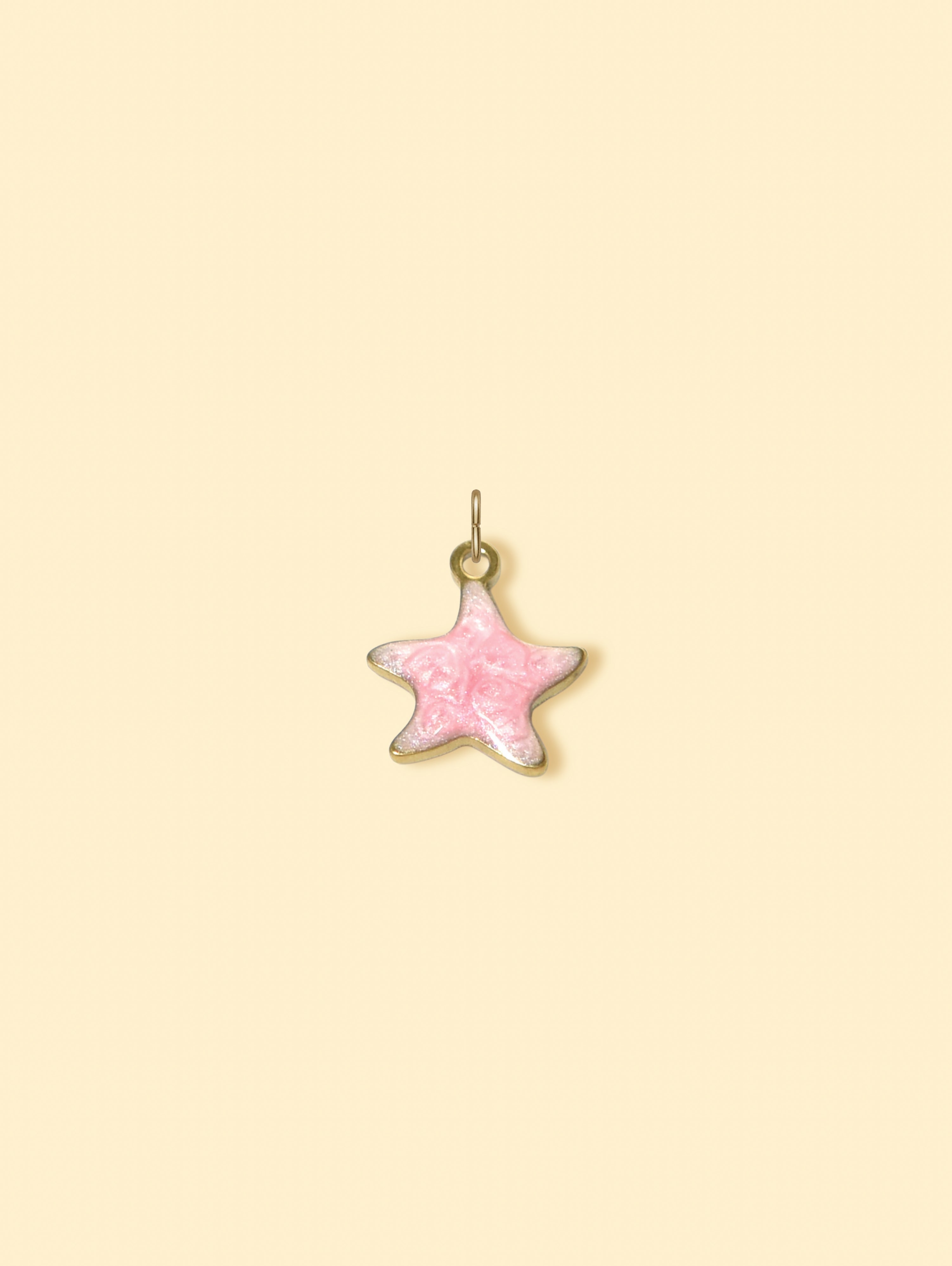 18K Gold Plated Star Charm Pendant