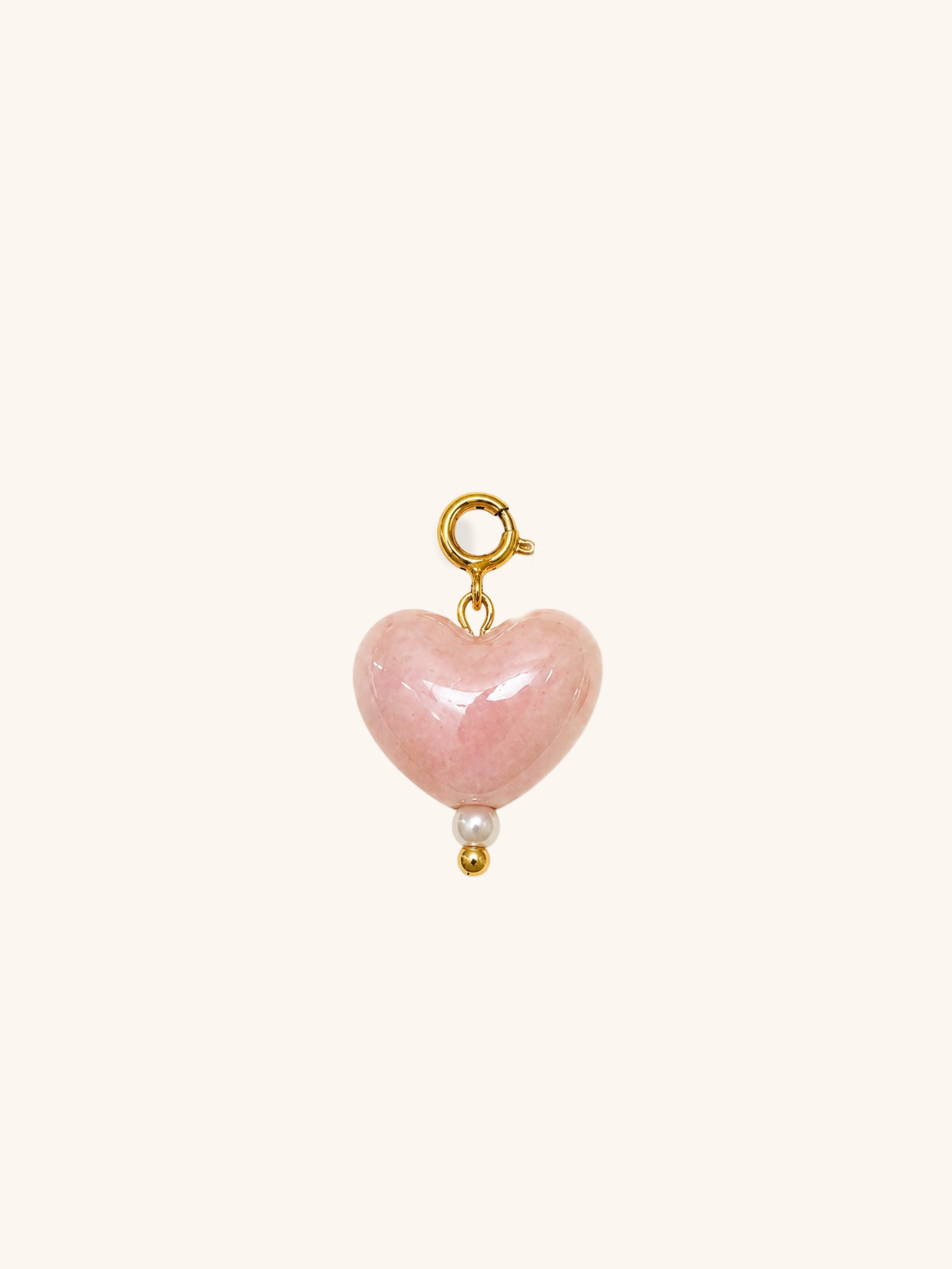 Blush Heart Charm (Interchangeable)