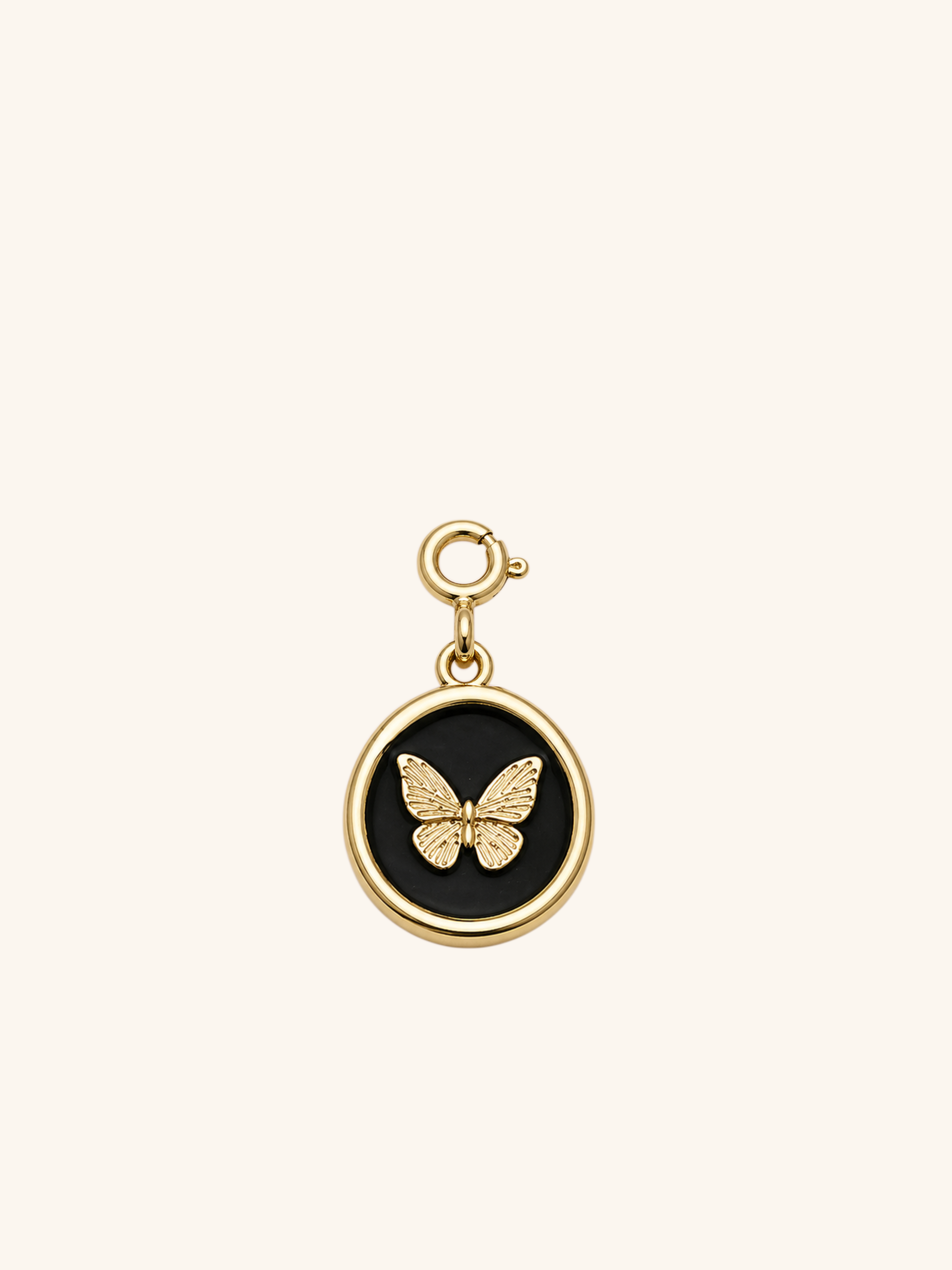 Black Butterfly Charm (Interchangeable) – alloy