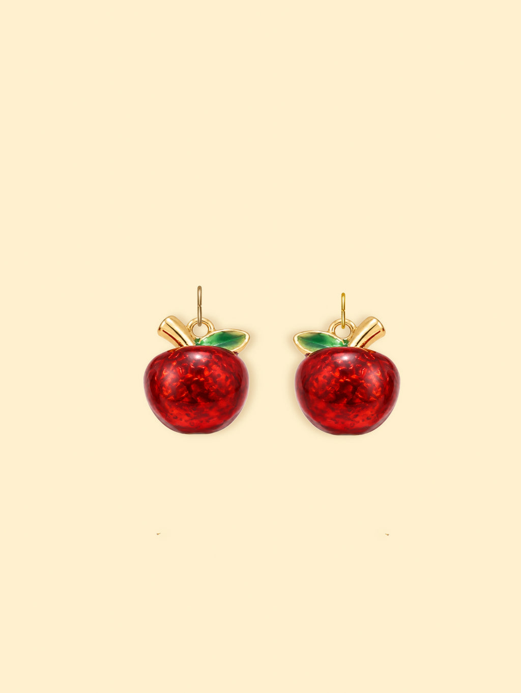 18K Gold Plated Stainless Steel Apple Charm.