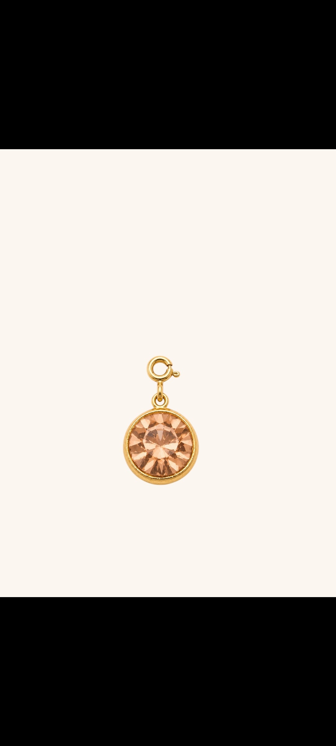 Champagne Crystal Charm (Interchangeable) –