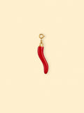 Red Chili Charm (Interchangeable) – 18K Gold Plated Stainless Steel