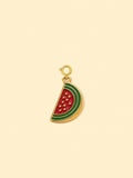 18K Gold Plated Stainless Steel Watermelon Charm.