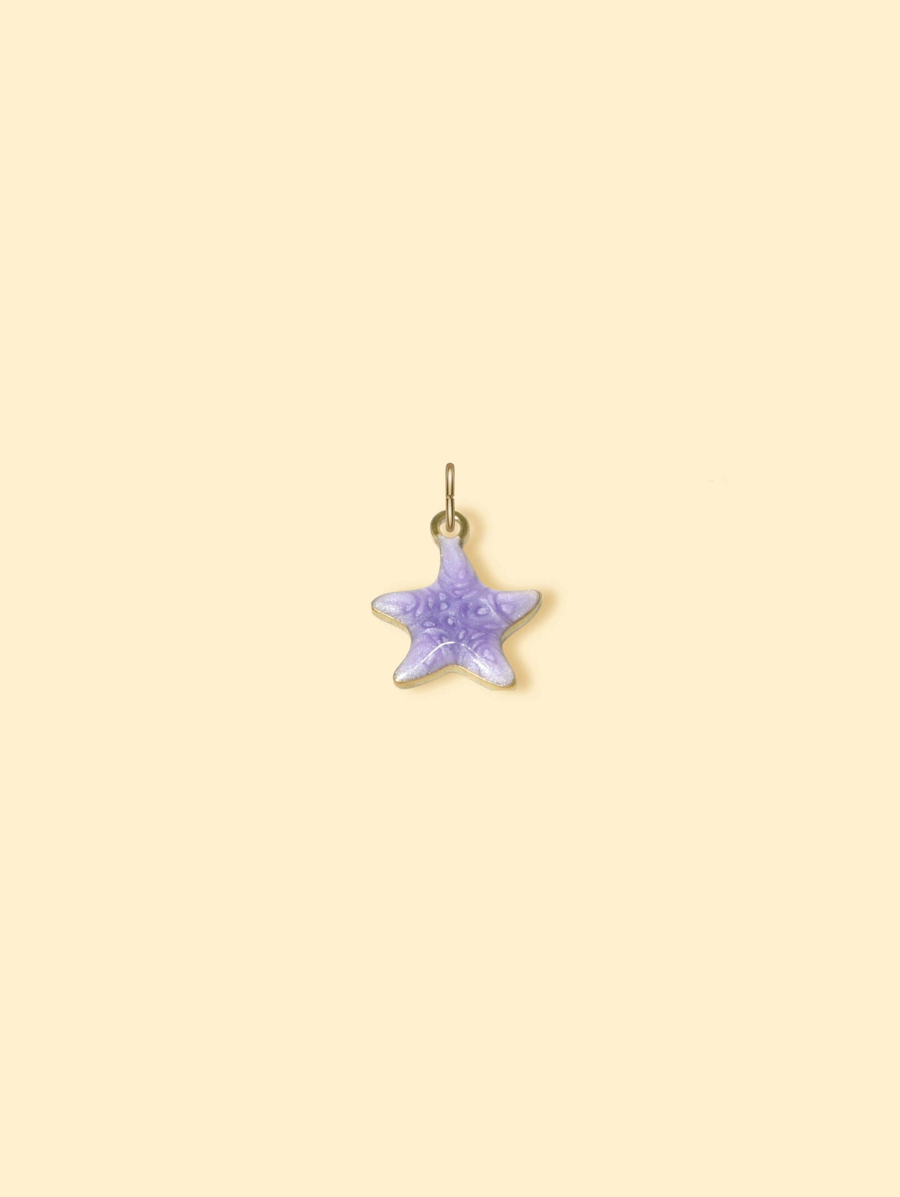 18K Gold Plated Star Charm Pendant