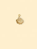 Seashell Charm (Interchangeable) – 18K Gold Plated Stainless Steel